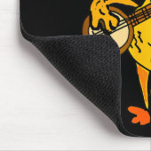 Smileteestank Funny Rubber Chicken Playing Banjo C マウスパッド (コーナー)