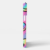 Smiley Arc-en-Ciel – Coque iPhone Rétro Y2K  iPhoneケース (右側面)