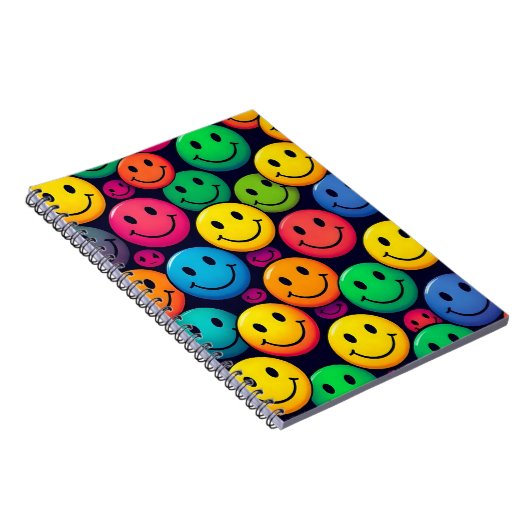 Smiley Button Notebook  ノートブック (右側)