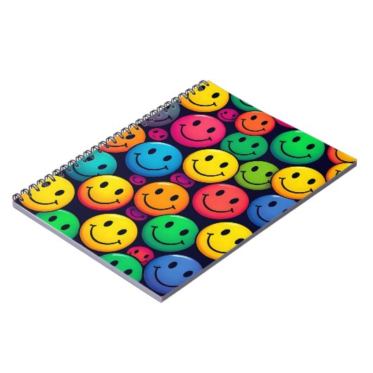 Smiley Button Notebook  ノートブック (左側)