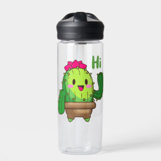 Smiley Cactus Bottle – Hello Green Friend ウォーターボトル