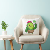 Smiley Cactus Pillow – Hello Plant Design クッション (椅子)