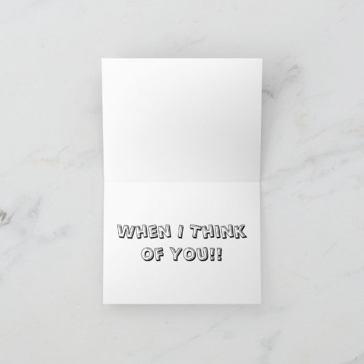 Smiley Face カード (内部)