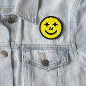 Smiley Face AI™ Button 缶バッジ (インサイチュ)