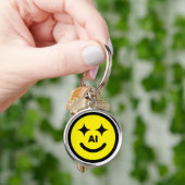 Smiley Face AI™ Keychain キーホルダー (手)