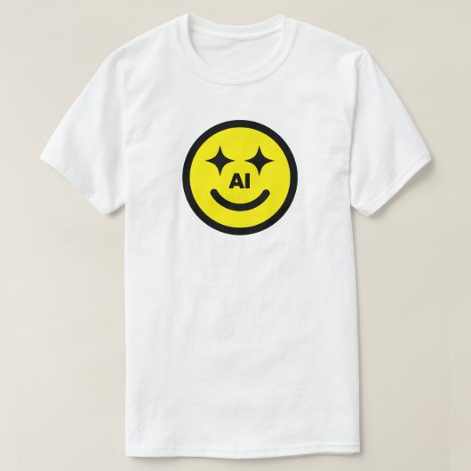 Smiley Face AI™ T-Shirt Tシャツ (デザイン正面)