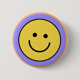 Smiley face button 缶バッジ