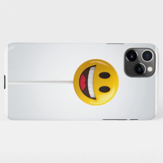 smiley face iPhoneケース (裏面横)