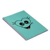 Smiley Face Spiral Photo Notebook ノートブック (右側)