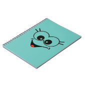 Smiley Face Spiral Photo Notebook ノートブック (左側)