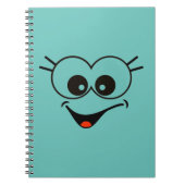 Smiley Face Spiral Photo Notebook ノートブック (正面)