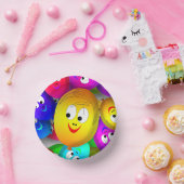 Smiley Faces Balloons Pattern-64171 ペーパーボウル (パーティー)