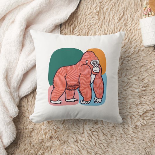 Smiley Gorilla  クッション (ブランケット)
