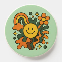 “Smiley Sunburst” PopSocket