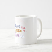 Smiley Vibes Mug コーヒーマグカップ (正面右)