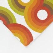 Smiley Vintage Retro Pattern No. 02 フリースブランケット (角)