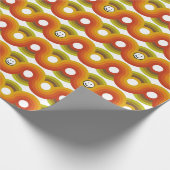 Smiley Vintage Retro Pattern No. 02 ラッピングペーパー (角)