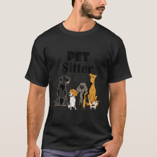 Smilhdtees おもしろい Pet Sister DogとCat Cartoon H Tシャツ