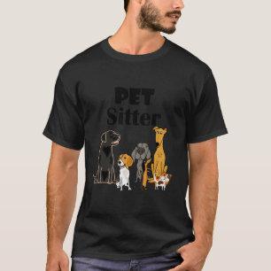 Smilhdtees おもしろい Pet Sister DogとCat Cartoon H Tシャツ