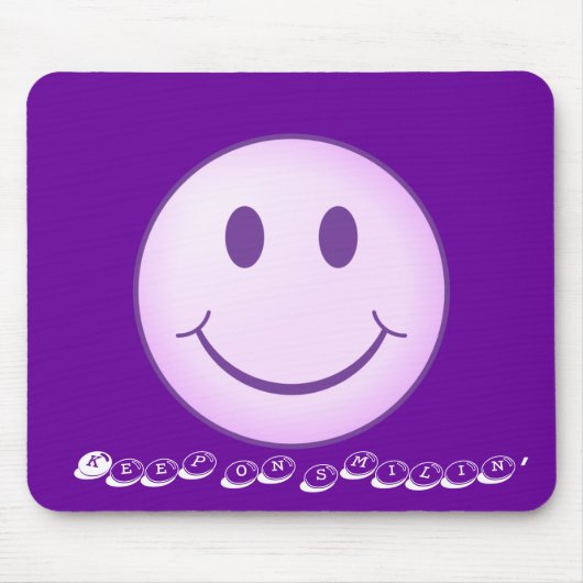 smilinで保って下さい マウスパッド (正面)