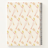 Smiling Apple Pie Name図解入りの、写真付きのレシピ ノートブック (裏面)