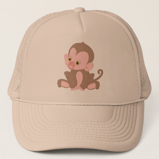 Smiling Baby Monkey キャップ (正面)