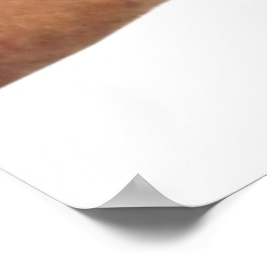 Smiling Baby on Hand ポスター (角)