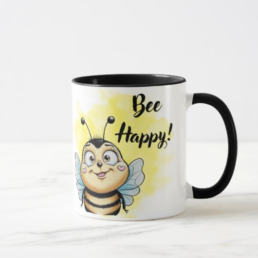 Smiling Bee:Bee Happy マグカップ (右)