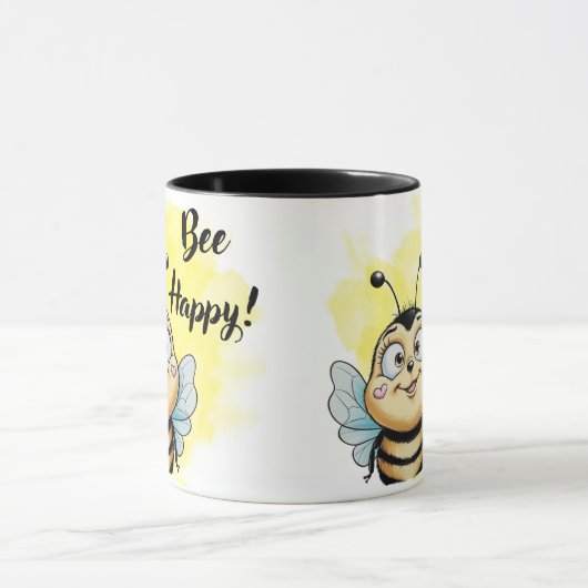 Smiling Bee:Bee Happy マグカップ (中央)