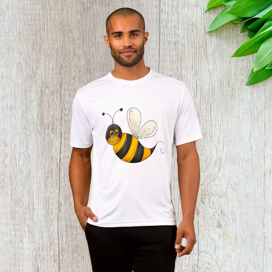Smiling Bee Fun Bumblebee Character Tシャツ