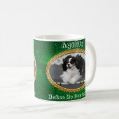 Smiling Cavalier Agility Dog Mug コーヒーマグカップ (正面右)