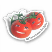 Smiling Cherry Tomatoes シール (正面)