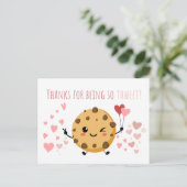 Smiling Cookie先生サンキューカード – ありがとう ポストカード (スタンド正面)