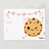 Smiling Cookie先生サンキューカード – ありがとう ポストカード (裏面)