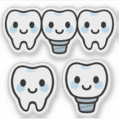 Smiling Dental Implant シール (正面)