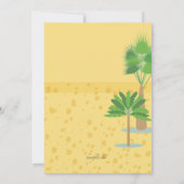 Smiling Dino Birthday Party Invitation 招待状 (裏面)