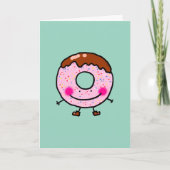 Smiling Donut Greeting Card Design シーズンカード (正面)