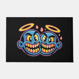 Smiling faces. ドアマット