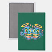 Smiling faces. マグネット (正面/裏面)