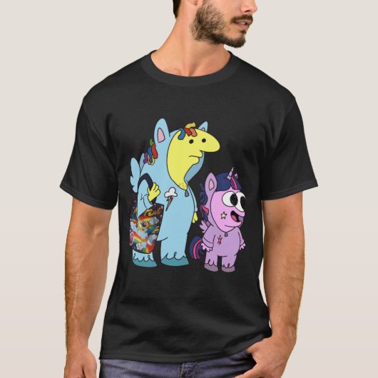 Smiling Friendsは魔法のプレゼントボーイ Tシャツ (正面)