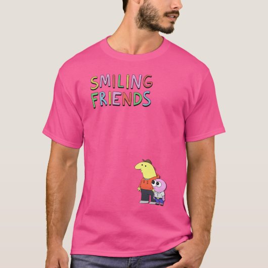 Smiling Friends - チャーリー&Pim Tシャツ (正面)