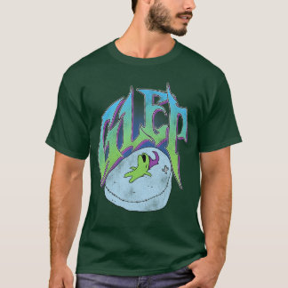 Smiling Friends 居眠りGlepカラフルな古英語 Tシャツ