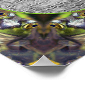 Smiling Frog顔フレーム自分の写真を作成 ポスター (角)