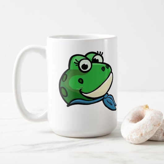 Smiling Frog コーヒーマグカップ (ドーナツ)