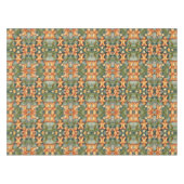 Smiling ginger breadman Christmas Pattern  テーブルクロス (正面(横))