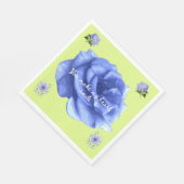 Smiling heart light green スタンダードランチョンナプキン (角)