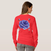 Smiling heart red tシャツ (裏面フル)