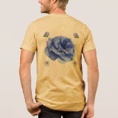 Smiling heart yellow トライブレンドＴシャツ (裏面)