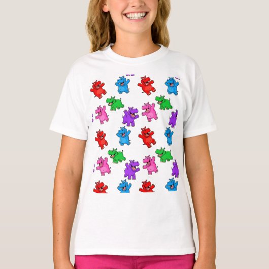 Smiling Hippo Collection Tシャツ (正面)