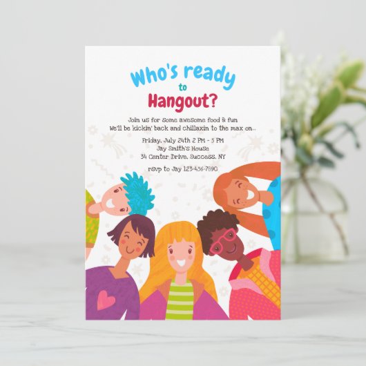 Smiling Kids招待状 招待状 (スタンド正面)